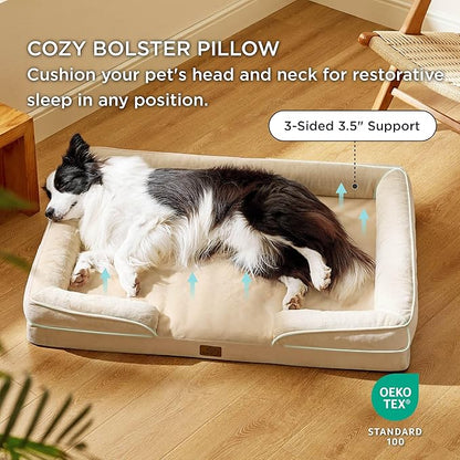 Bedsure Orthopedic Dog Bed for Large Dogs