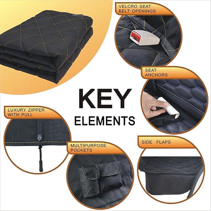 Dog Seat Cover for Car Back Seat