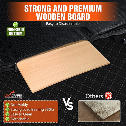 Pet Backseat Extender for Dogs 600D Fabric 500lbs, Waterproof,