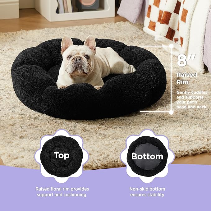 Lesure Calming Medium Dog Bed 45 lbs, 30"