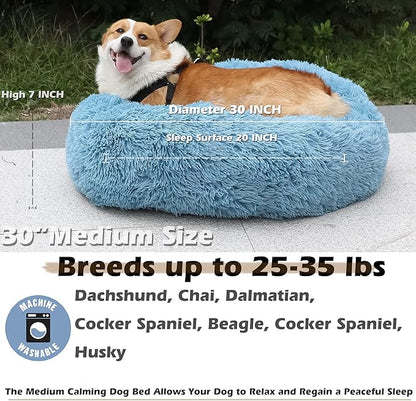 Dog Beds for Medium Dogs Washable Calming Bed