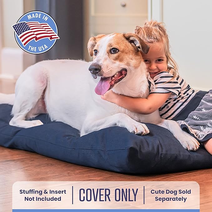 Mayfield Denim Large Dog Bed Cover