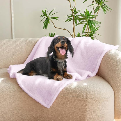 PETHUR Super Soft Dog Blankets for Medium Dogs 29"x40", Purple