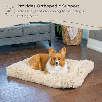 Best Friends by Sheri 4-in-1 Orthopedic Nap Mat Shag Dog Mat for Elevated Dog Beds and Dog Crates 27x36