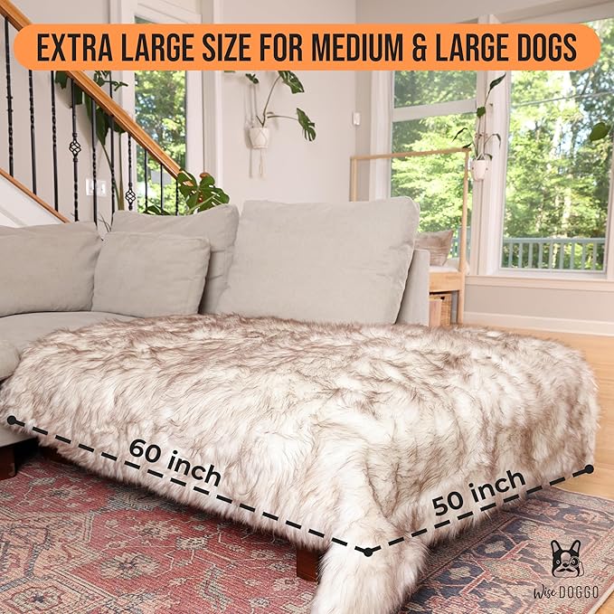 Faux Fur Dog Blanket