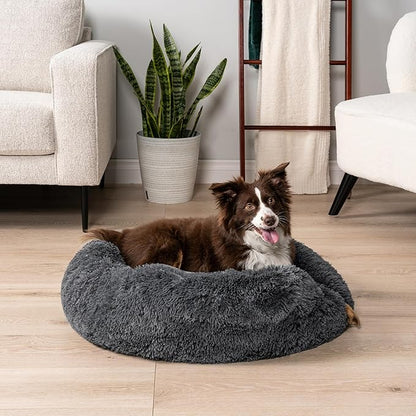 PetAmi Calming Dog Bed for Small Medium Dog Cat 45 lbs, 30 inch,