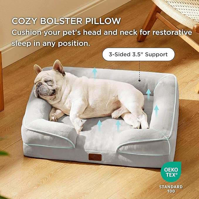 Bedsure Orthopedic Dog Bed for Medium Dogs