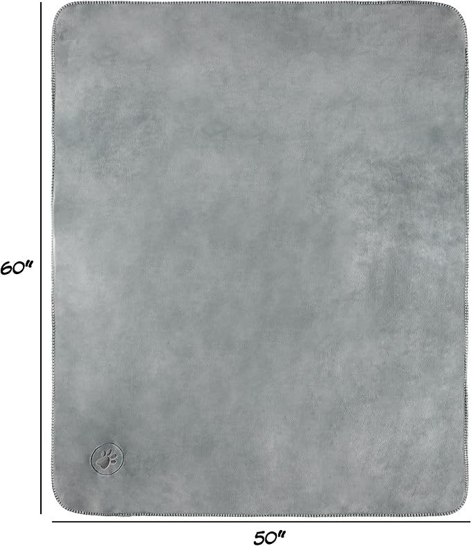 PETMAKER Waterproof Pet Blanket 50x60-Inch Reversible