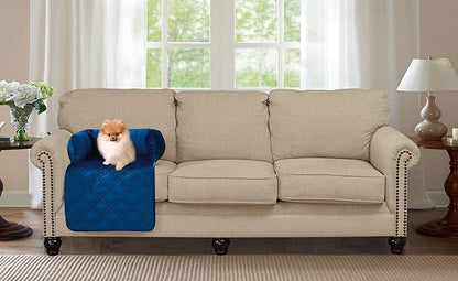 Brilliant Sunshine Premium Blue Silky Velvet Pet Sofa Bed