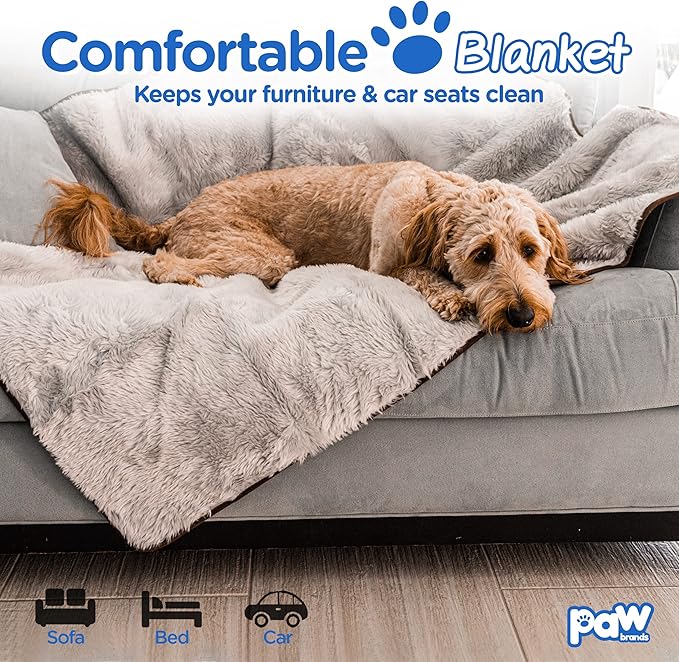 PupProtector Waterproof Throw Blanket for Dogs and Cats (60" L 50" W)