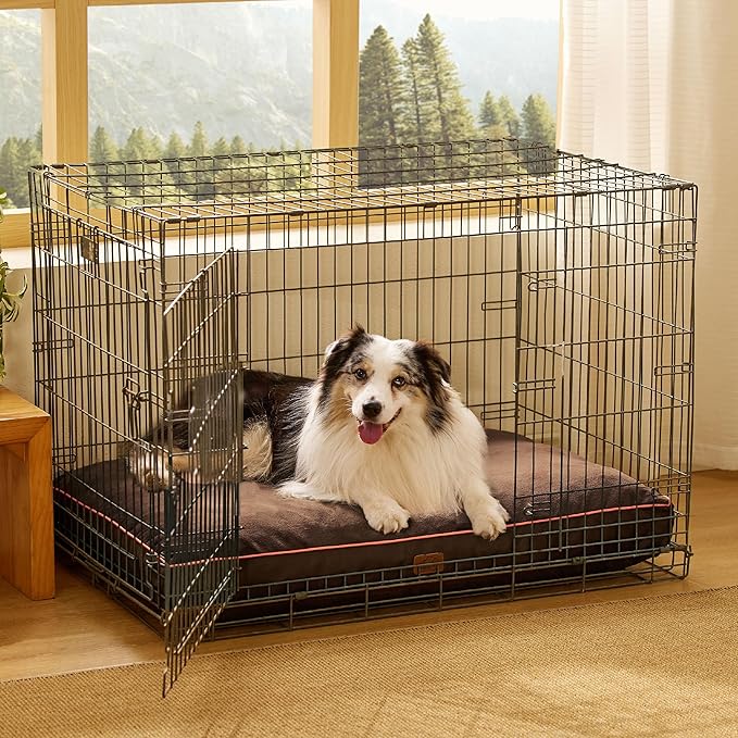 Bedsure Waterproof Dog Beds for Extra Large Dogs 4 inch 100lbs XL-Crate