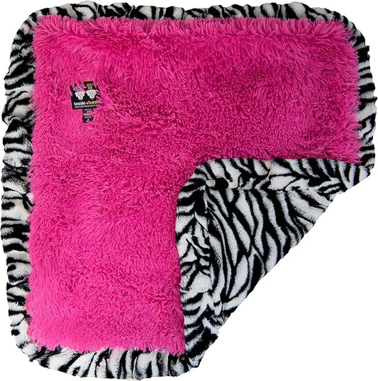 Bessie and Barnie Blanket - Extra Plush Faux Fur Dog Blanket - Reversible Pet Blanket for Dogs and Cats - Super Soft and Machine Washable - Multiple Sizes & Colors Available