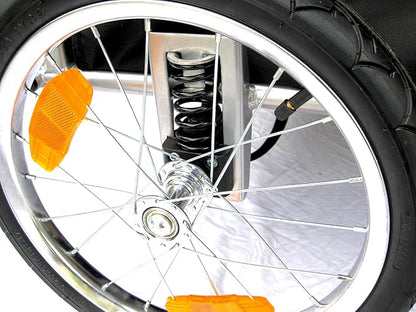 Booyah Medium Dog Stroller & Pet Bike Trailer with Suspension