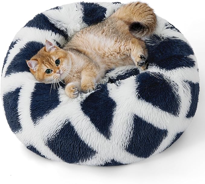 Bedsure Calming Cat Beds for Indoor Cats 20 inches, 15 lbs