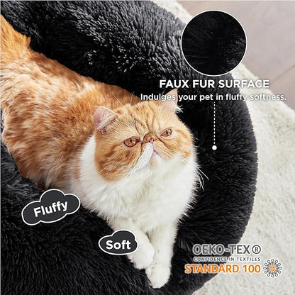 Bedsure Calming Cat Beds for Indoor Cats 20 inches, 15 lbs