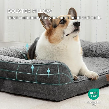 Bedsure Memory Foam Dog Bed for Large Dogs