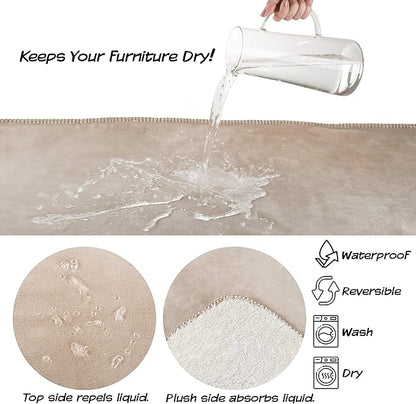 PETMAKER Waterproof Dog Blanket 60x70-Inch Reversible