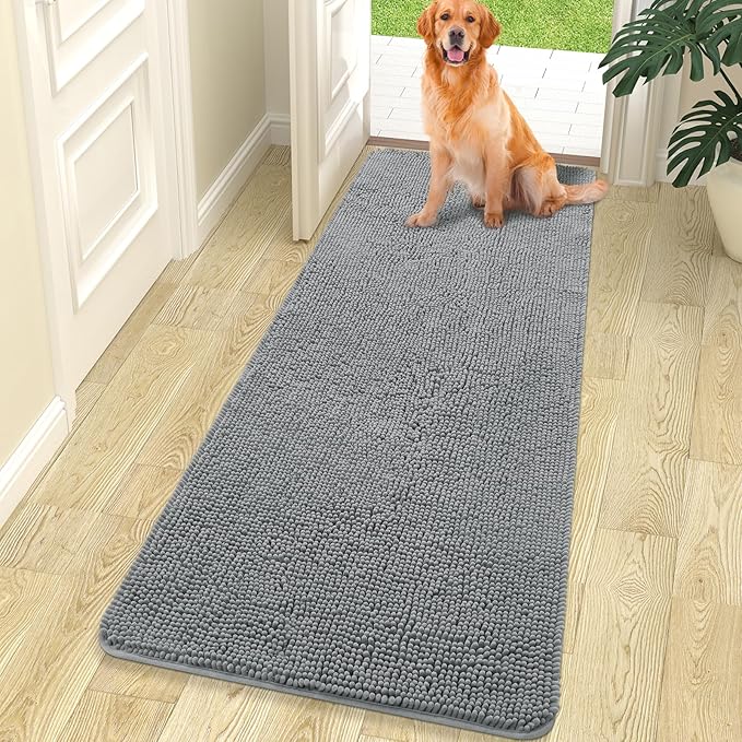OLANLY Dog Door Mat for Muddy Paws 70x24
