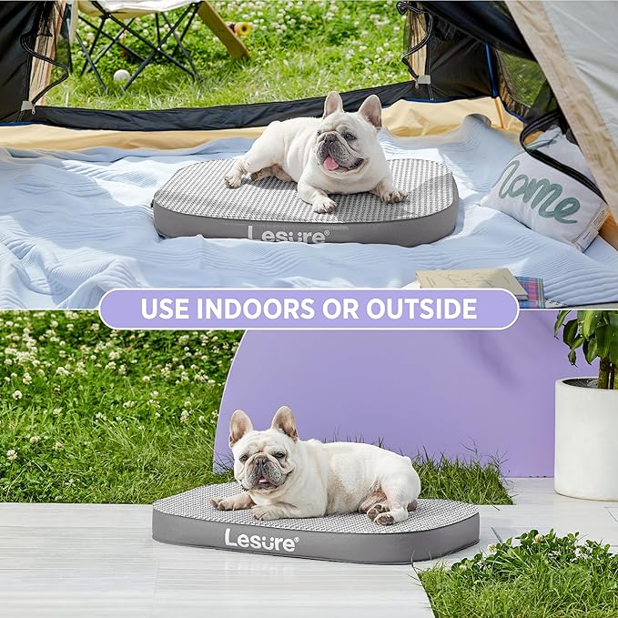 Lesure Inflatable Waterproof Dog Bed for Medium Dogs 3 Inch