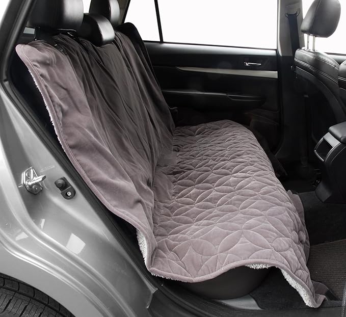 Waterproof Microfiber Zippered Pet Hammock Seat Cover 62“ W 75“