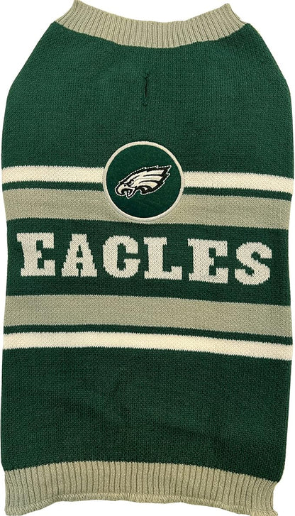 Pets First NFL Philadelphia Eagles Dog Sweater (PHL-4179-XL)