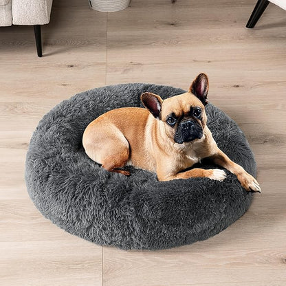PetAmi Calming Dog Bed for Small Medium Dog Cat 25 lbs, 23 inch,