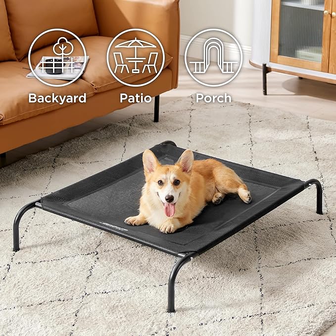 Bedsure Medium Elevated Outdoor Dog Bed