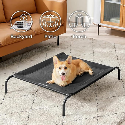 Bedsure Medium Elevated Outdoor Dog Bed