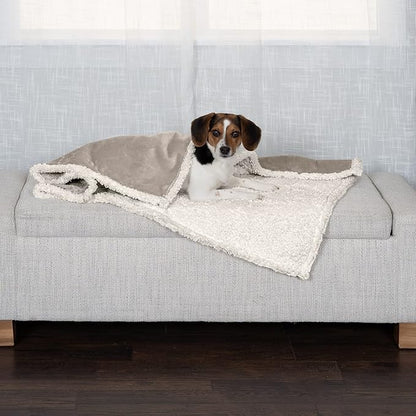 Furhaven Waterproof & Self-Warming Throw Blanket for Dogs & Indoor Cats