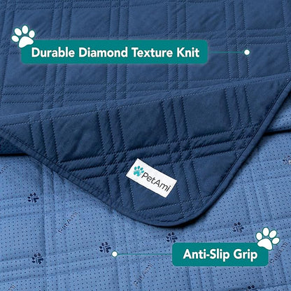 PetAmi Waterproof Couch Cover for Dogs 52x82 Blue