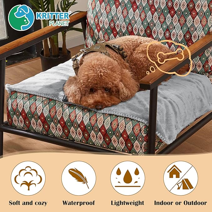 Kritter Planet Waterproof Small Dog Blanket