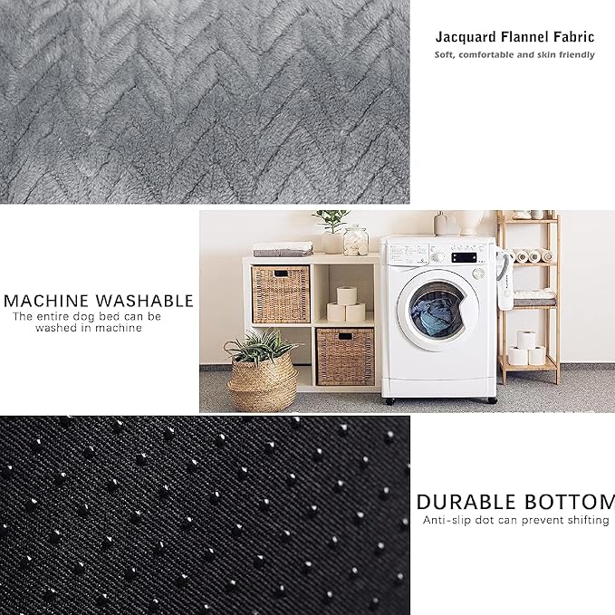 Crate Dog Beds for Large Dogs Washable 42 90 lbs