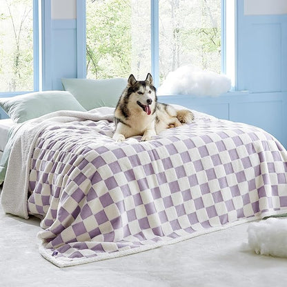 Lesure Waterproof Dog Blanket for Large Dogs 3D Textured