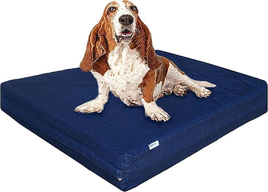 Dogbed4less Premium Orthopedic Memory Foam Dog Bed for Medium to Large Dogs 42X28 Crate
