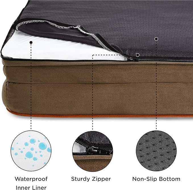Bedsure Orthopedic Dog Bed for Large Dogs