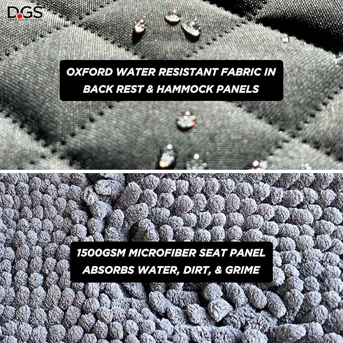 Dog Gone Smart 3-in-1 Nonslip Back Seat Cover & Hammock 54"x61" in