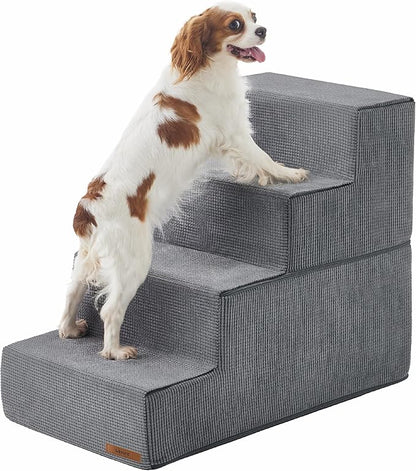Lesure Dog Stairs for High Beds 4-Steps Dog