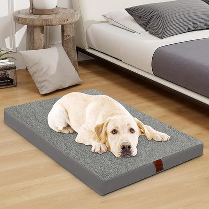 Easy-Going Dog Bed for Medium Dogs (30x20x3 in,