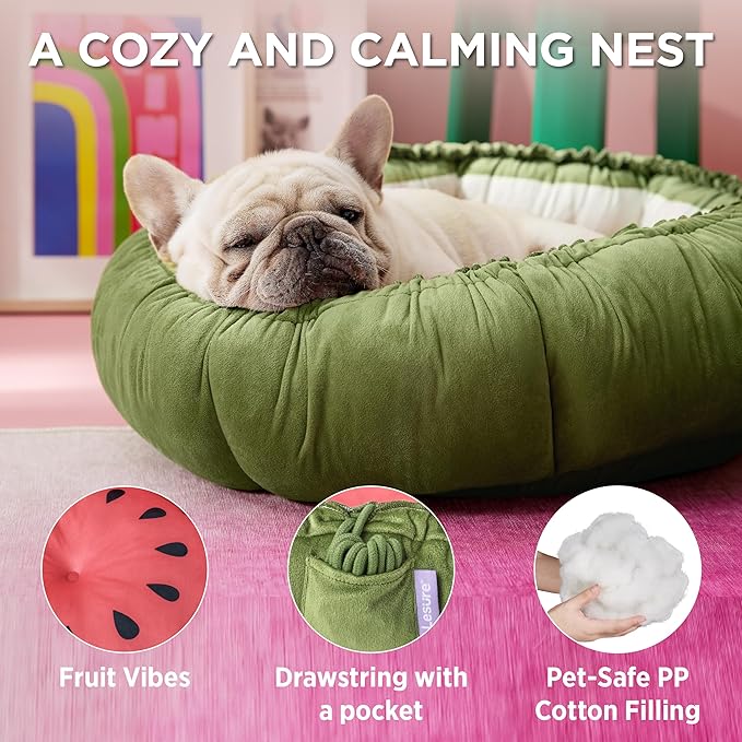 Lesure Cat Beds for Indoor Cats 21x21x7 Inches