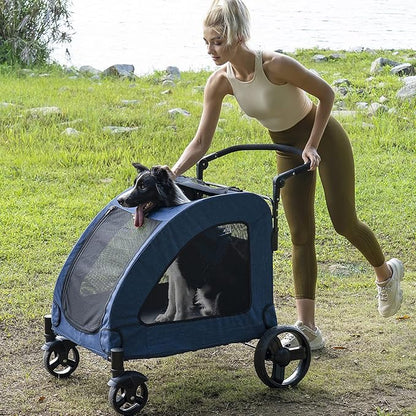4 Wheel Foldable Pet Stroller for Dog