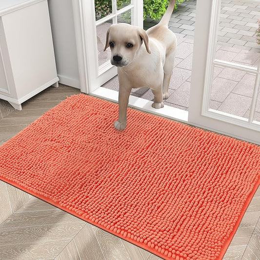 OLANLY Dog Door Mat for Muddy Paws 36x24
