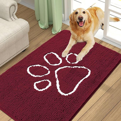 smiry Dog Door Mat for Muddy Paws (36x24 Inches,