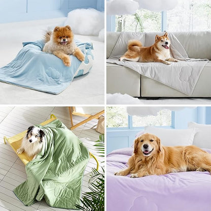 Lesure Premium Cooling Blankets for Large Dogs Q-MAX>0.4，Durable Self 40x50