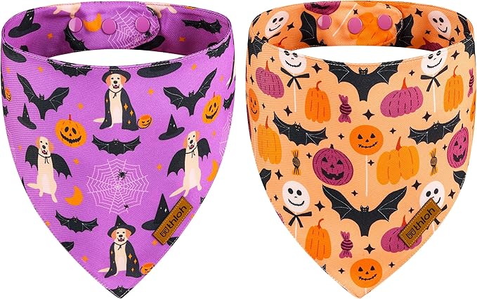 Halloween Dog Bandanas 2 Pack