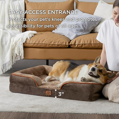 Bedsure Orthopedic Dog Bed for Large Dogs