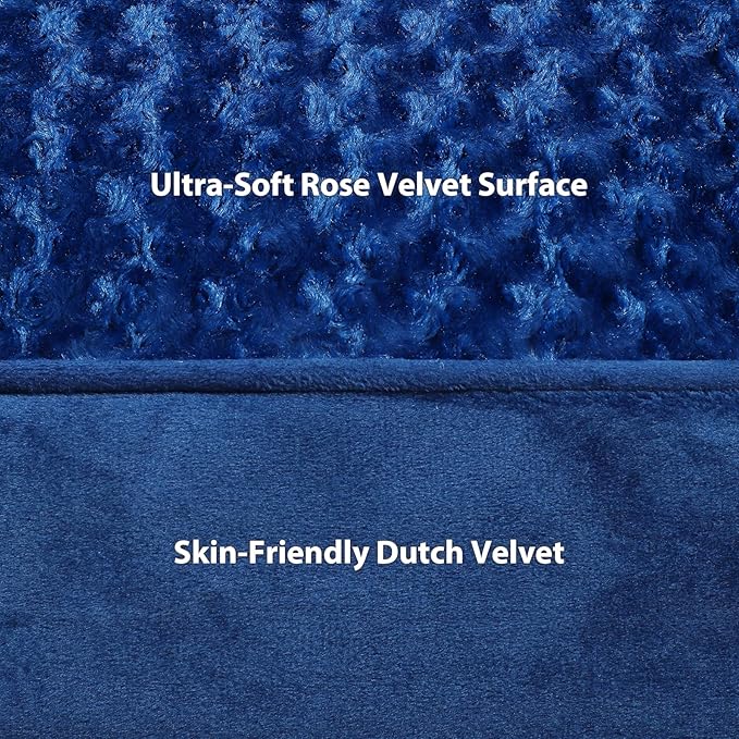 Orthopedic Dog Bed Deluxe Plush L-Shaped Dog Couch Beds with Waterproof Lining Bolster Dog Sleeping Sofa with Removable Washable Cover & Nonskid Bottom Pet Bed for Medium Large Dogs 40 x 32 Inch