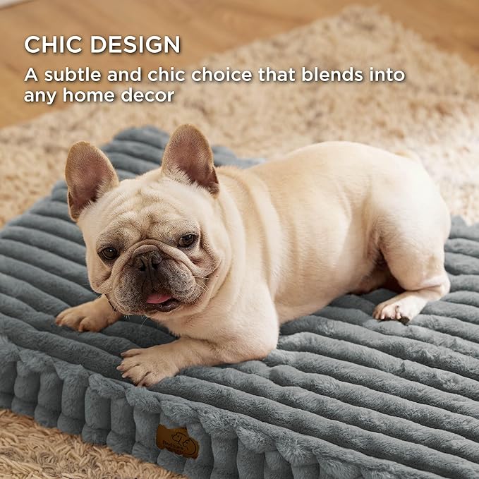 Bedsure Orthopedic Dog Bed for Medium Dogs (30x20, Warm
