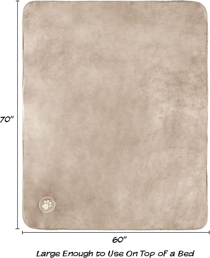 PETMAKER Waterproof Dog Blanket 60x70-Inch Reversible