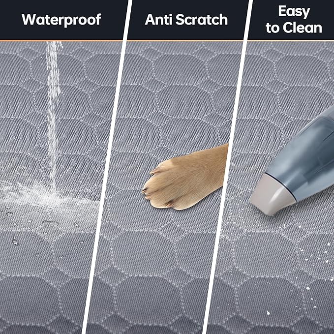 Senose Dog Car Seat Cover for Back Seat