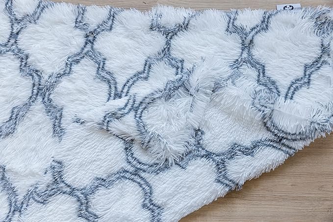 PJYuCien Fluffy Fleece Calming Pet Throw Blanket 30 * 40", Machine